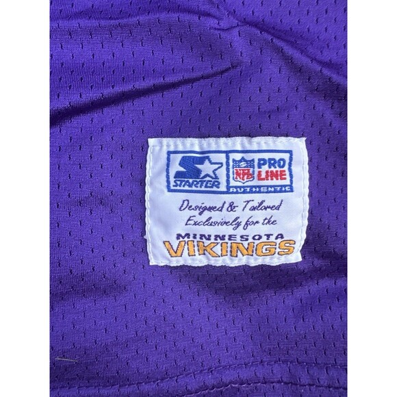 1995 Starter Pro Line Minnesota Vikings Cris Carter Football Jersey #80 Size 52 - Picture 2 of 8